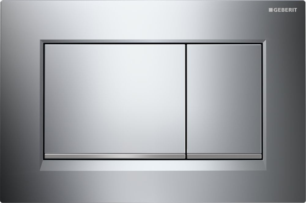 Geberit Sigma 30 Betätigungsplatte, 1 Stück, hochglanz-verchromt / chrome, 115.883.KH.1, Grau