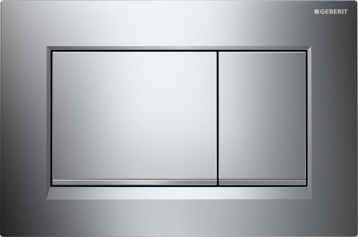 Geberit Sigma 30 Betätigungsplatte, 1 Stück, hochglanz-verchromt / chrome, 115.883.KH.1, Grau