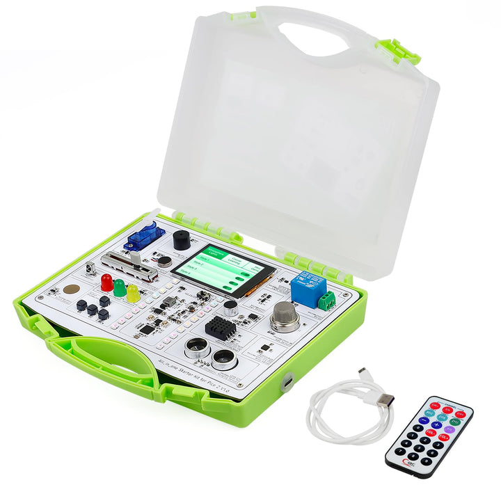 ELECROW All-in-One Kit für Pico 2 RP2350: 17 Sensoren, 21 Lektionen & Online-Tutorials auf Einer Pla