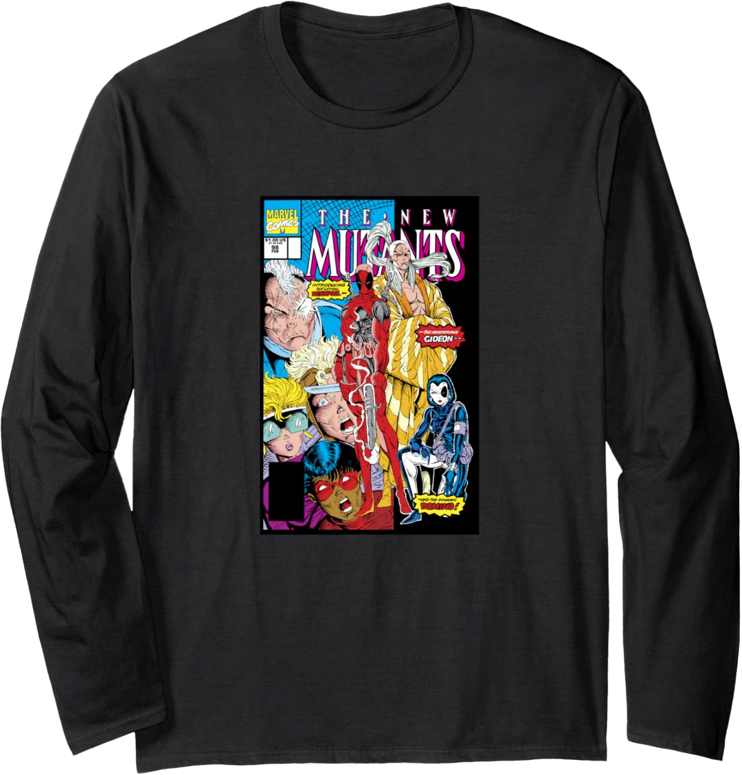 Marvel Deadpool 30th Debut Comic Cover Langarmshirt