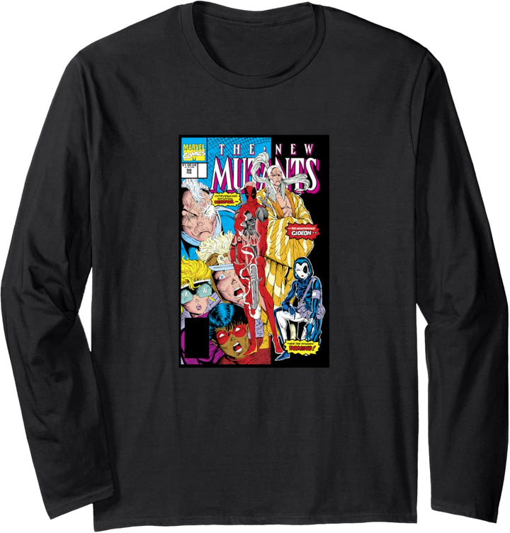 Marvel Deadpool 30th Debut Comic Cover Langarmshirt