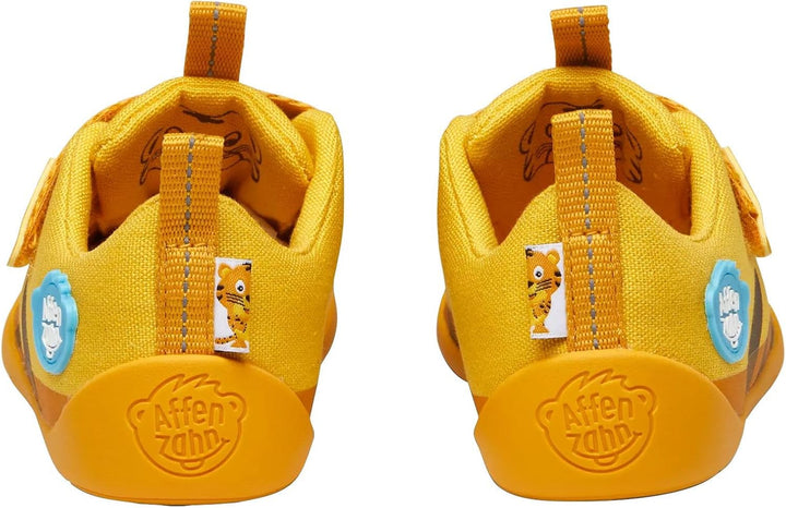 Affenzahn Barfussschuh Baumwolle Lucky Klettverschluss Vegan rutschfest Flexibel Reflektierend für