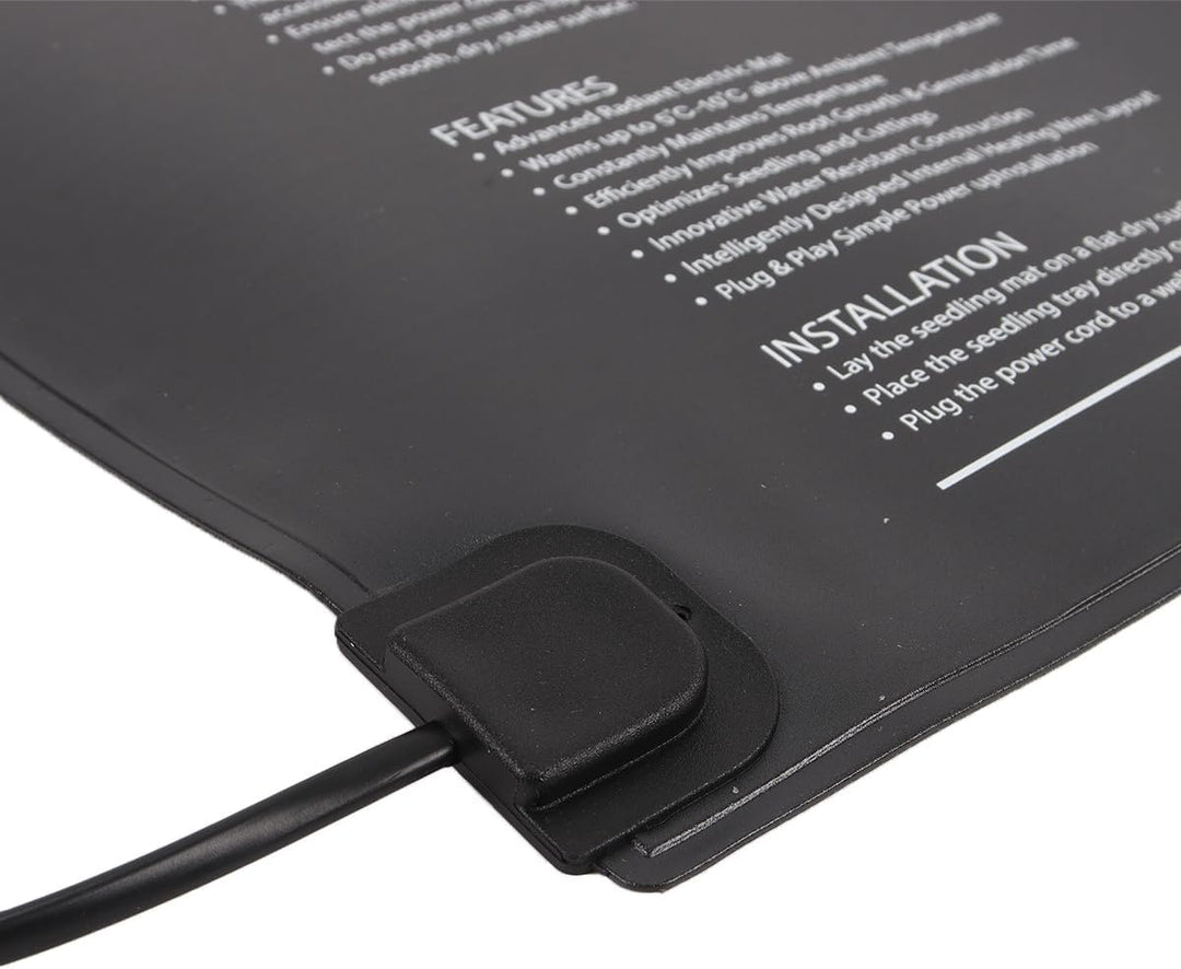 20W IP67 wasserdichte Anzuchtheizmatte für Sämlinge Pflanzen Heizmatte für Saatschalen und Steckling