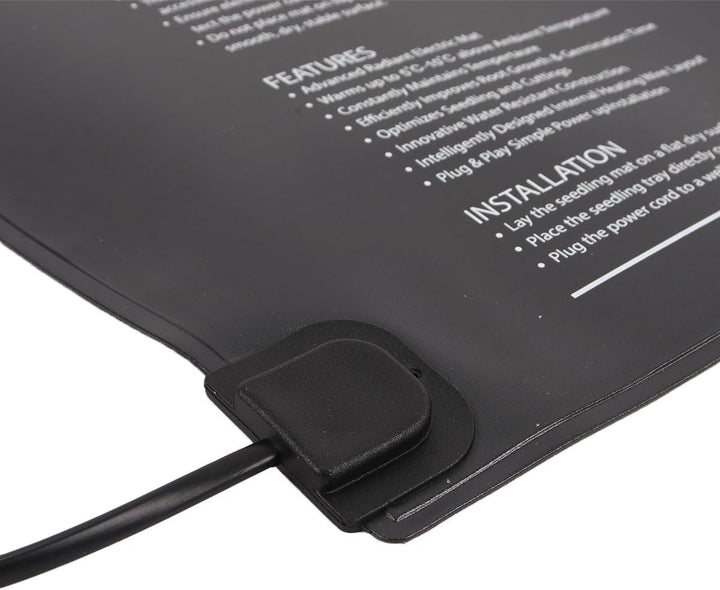 20W IP67 wasserdichte Anzuchtheizmatte für Sämlinge Pflanzen Heizmatte für Saatschalen und Steckling
