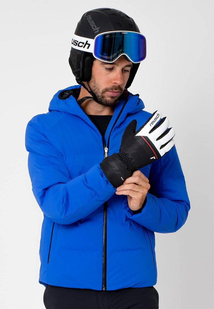 Reusch Herren Snow King Garantiert Winddichte und Extra Atmungsaktive Skihandschuhe Softshellhandsch
