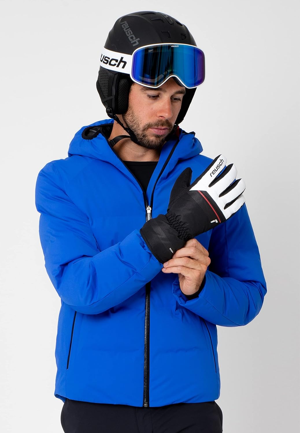 Reusch Herren Snow King Garantiert Winddichte und Extra Atmungsaktive Skihandschuhe Softshellhandsch