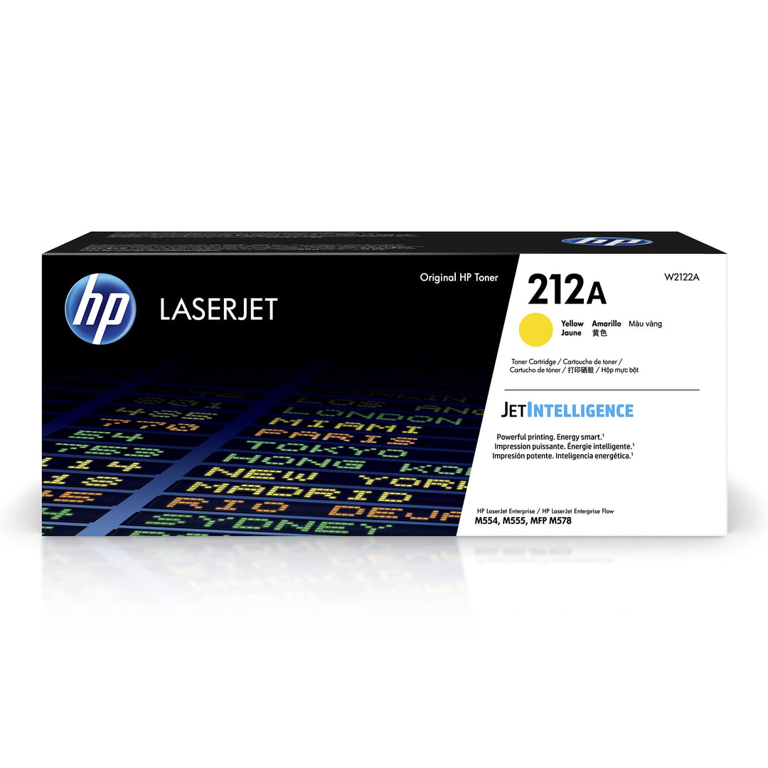 HP 212A (W2122A) Gelb Original Toner für HP Color LaserJet Enterprise M554, M555, M578 Standart Gelb
