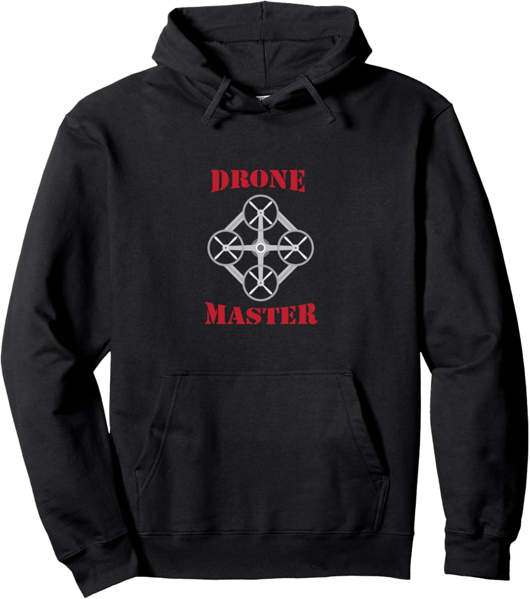 Meisster Pilot fliegt Quadcopter Geschenk Fun Pullover Hoodie