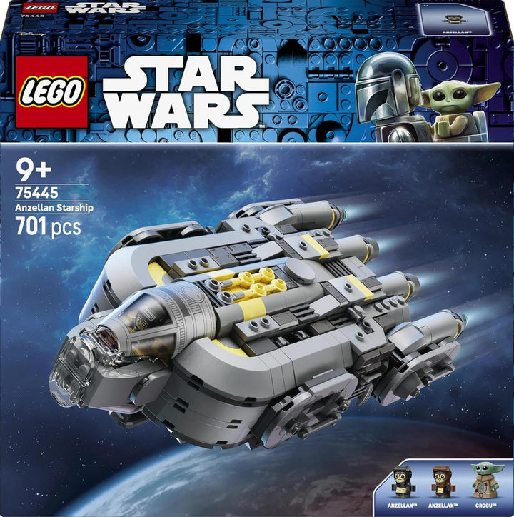 LEGO Star Wars 75445 Sternenschiff der Anzellaner - Spielet mit 3 Figuren & Einer Droiden Werkstatt