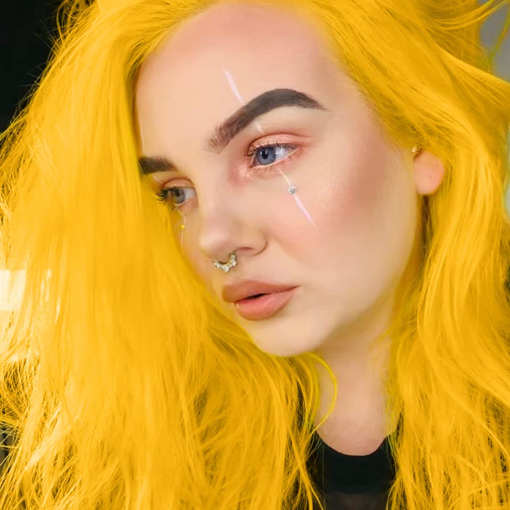 Manic Panic Sunshine Classic Creme, Vegan, Cruelty Free, Yellow Semi Permanent Hair Dye 2 x 118ml Su