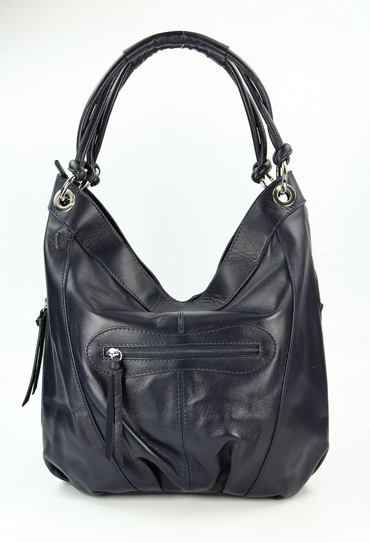 Belli ital. Nappa Leder Shopper Handtasche Damentasche Ledertasche - Farbauswahl - 35x31(mittig) x17
