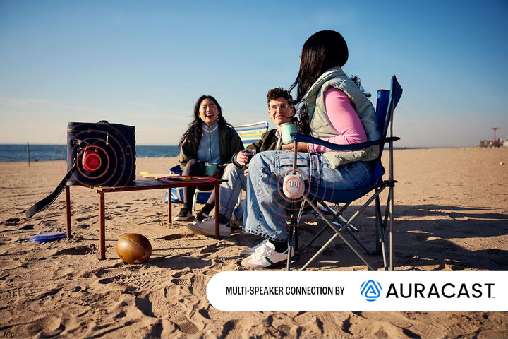 JBL Clip 5 in Grau – Tragbare Bluetooth-Lautsprecher-Box mit JBL Pro Sound, tiefem Bass und Playtime