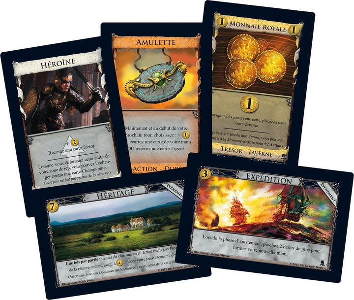 Asmodee – Strategiespiel – Dominion, französische Sprache Erweiterung Aventures, Erweiterung Aventur