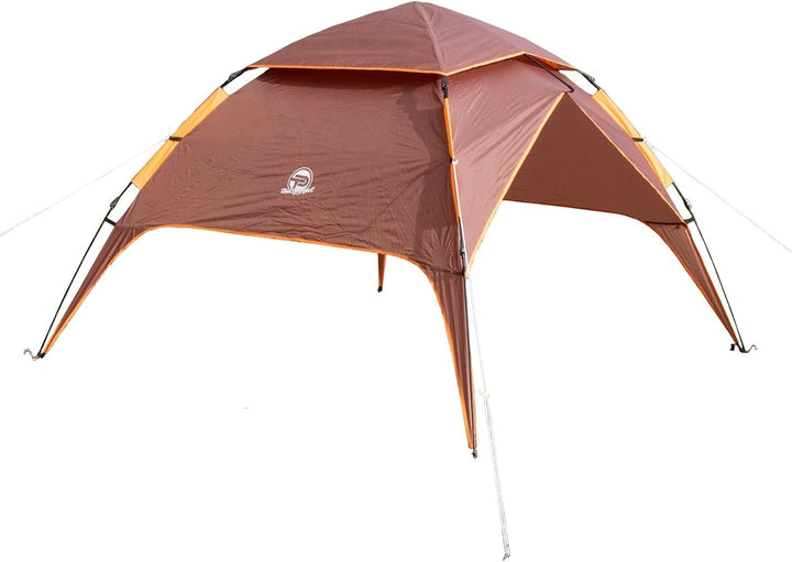 Automatik- Campingzelt Pop-Up Zelt 3-4 Personen 2 in 1 Campingzelt und Pavillon/Sonnenschutz – doppe