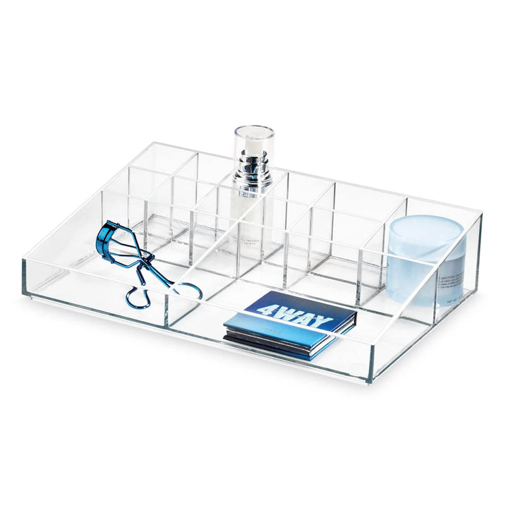 iDesign Make-up Organizer, Schmink Aufbewahrung mit 13 Fächern aus der Signature Series by Sarah Tan