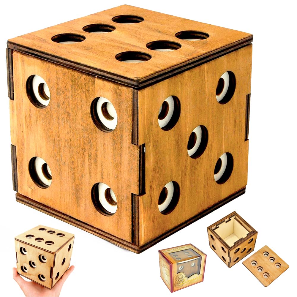 Logica Spiele Art. Würfel Geheimbox - Geheimschachtel - Schwierigkeit 5/6 Unglaublich - Geschenkbox