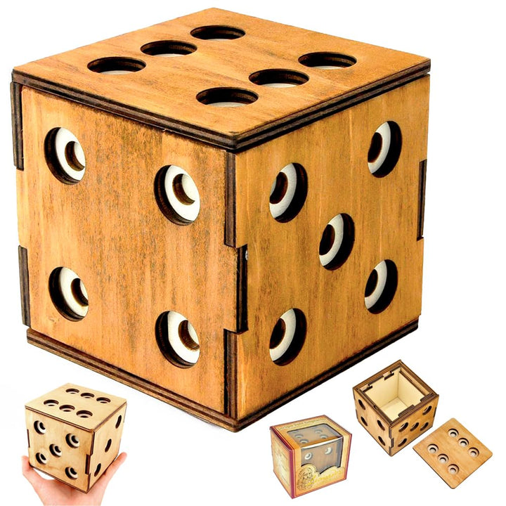 Logica Spiele Art. Würfel Geheimbox - Geheimschachtel - Schwierigkeit 5/6 Unglaublich - Geschenkbox