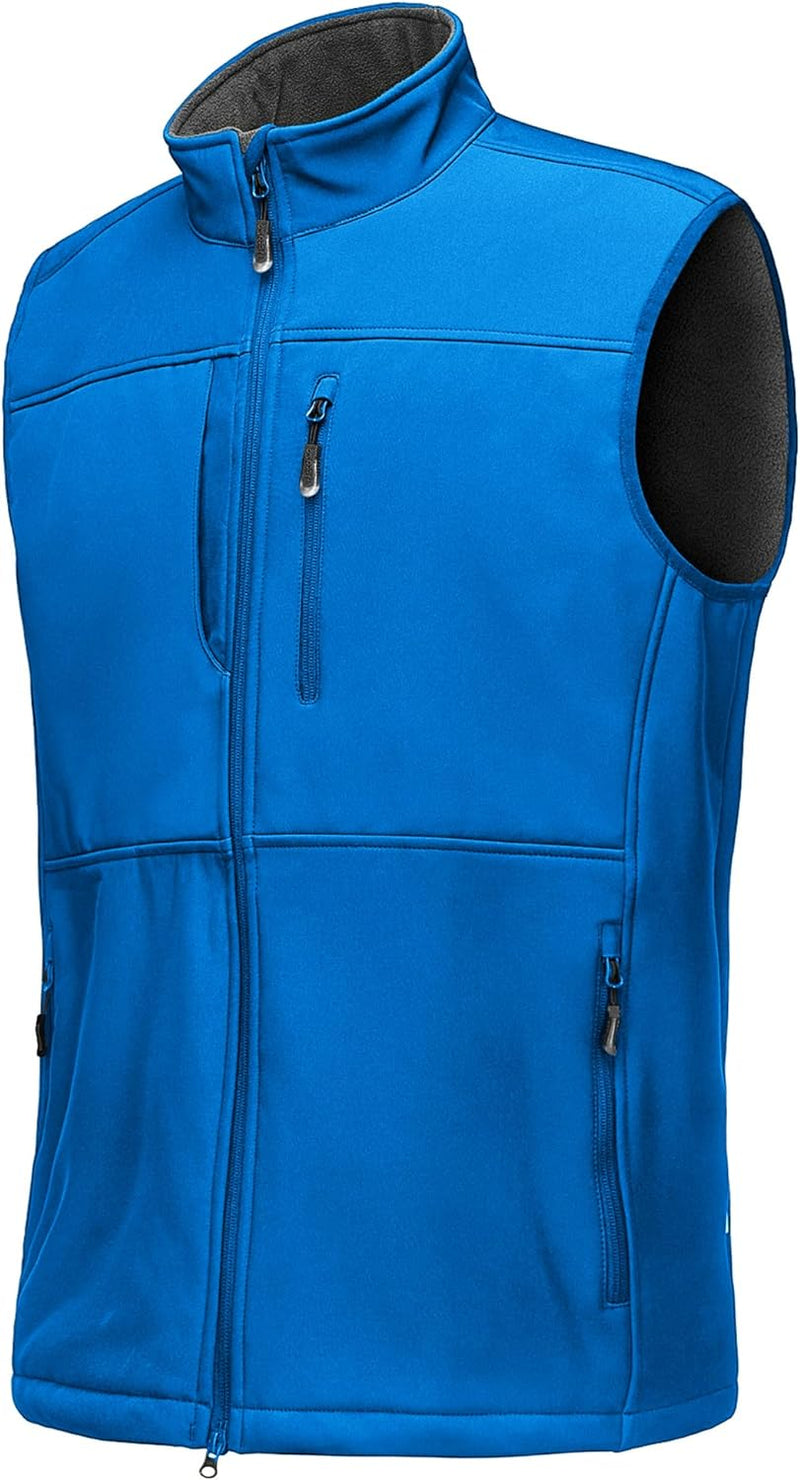 33,000ft Weste Herren Outdoor Wasserdichte Softshell Ärmellose Jacke Bodywarmer Fleece Weste Full Zi