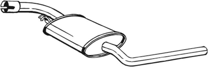 Bosal 281-891 Mittelschalldämpfer