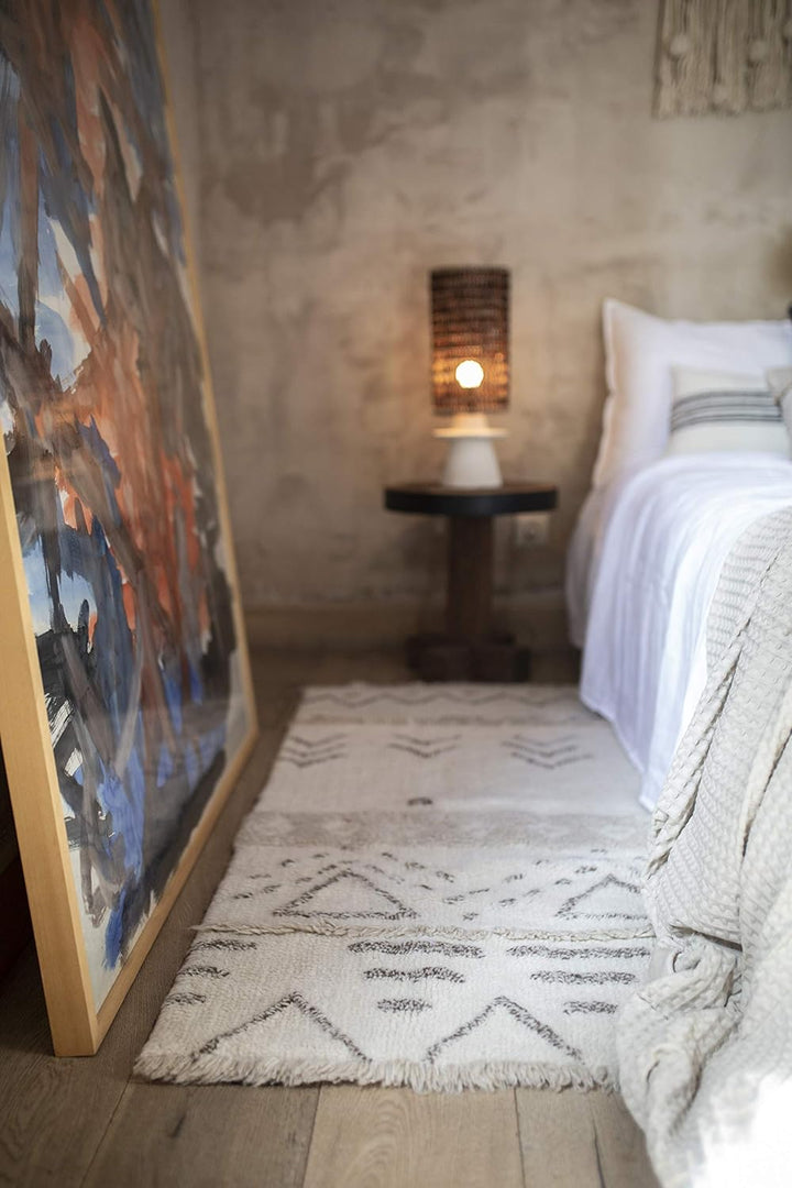 Lorena Canals - Woolable -Waschbarer Wollteppich Lakota Day Braun, Beige, Crema Flor: 100% Wolle. Ba
