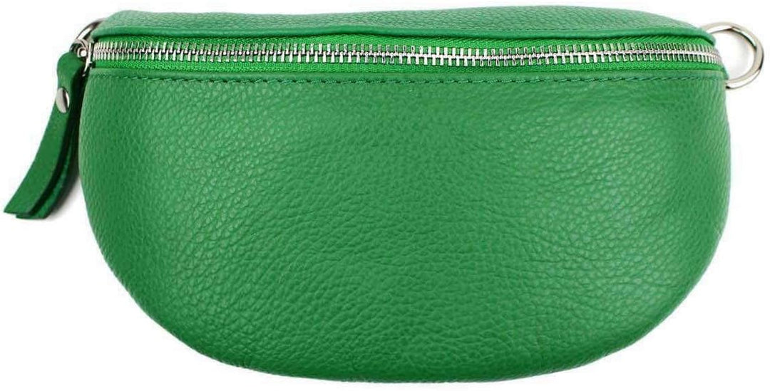 Made in Italy OBC Damen Leder Tasche Gürteltasche Crossbody Hüfttasche Bauchtasche Hüfttasche Umhäng