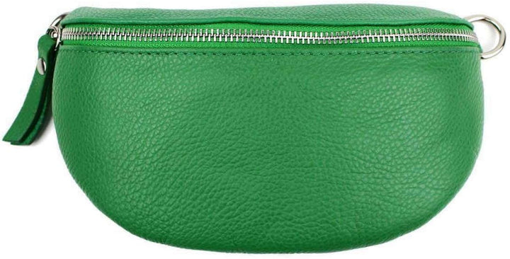 Made in Italy OBC Damen Leder Tasche Gürteltasche Crossbody Hüfttasche Bauchtasche Hüfttasche Umhäng