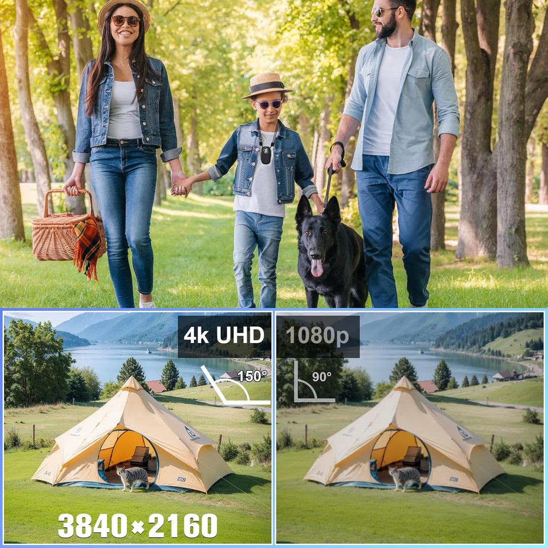 Action Cam, WiFi Mini Sportkamera HD 4K,Tragbare Action Kamera mit 1.47-Zoll-Display,POV Kamera Fahr