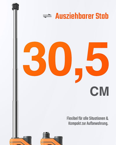 TopTes PT760 Wiederaufladbarer Erdgas-Detektor, Gaslecksuchgerät mit 30 cm ausziehbarem Sonde,%LEL P