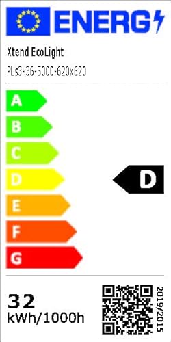 Xtend 5x LED Panel 62x62 Neutralweiss 5000K | 36W UGR