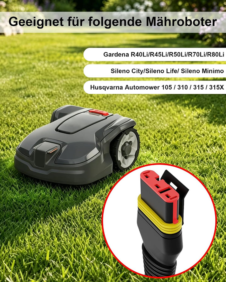 28V 1,3A Ladegerät Netzteil kompatibel mit Husqvarna Automower 105, 305, 310, 310 Mark II, 315 Mark