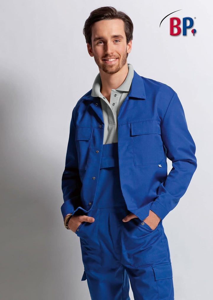 BP 1681-558-13-Ln Unisex Arbeits-Latzhose, mit elastischer, verstellbarer Taille, 245,00 g/m² Stoffm