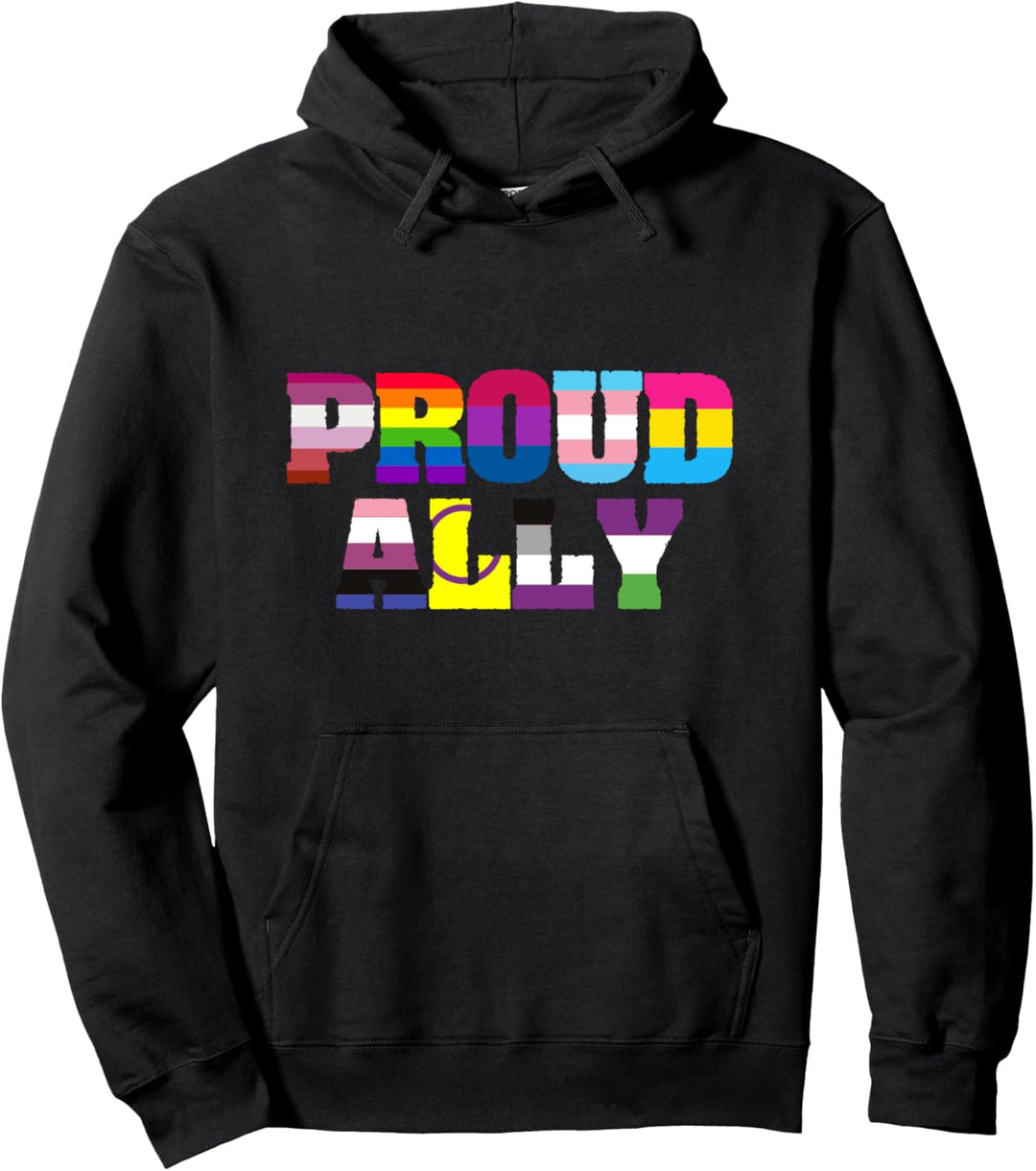 Proud Ally Pride Month Regen Pullover Hoodie