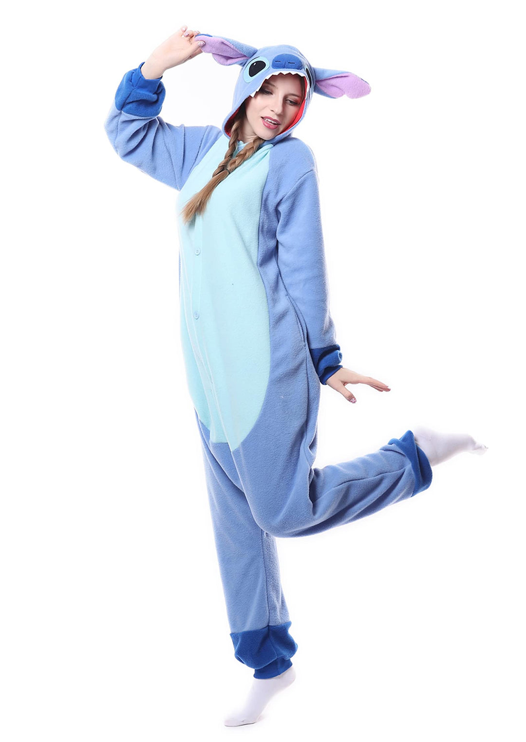 Onesie Kostüm Relaxo Jumpsuit Erwachsene Pyjama Damen Herren Tier Schlafanzug Weihnachten Karneval H