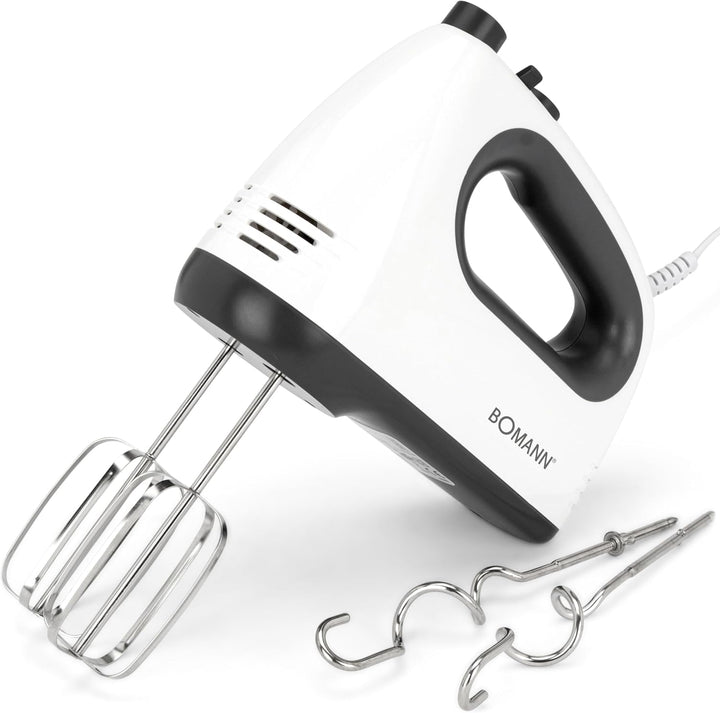 Bomann® Mixer | kraftvoller 400 Watt-Motor | Handmixer | Turbostufe & 5 Geschwindigkeitsstufen | Han