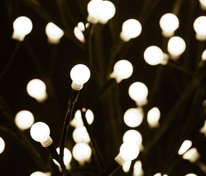 Lunartec Solarbaum: XL-Solar-LED-Lichterbaum mit 200 beleuchteten Knospen, 150cm, IP44 (Solarbaum Ga