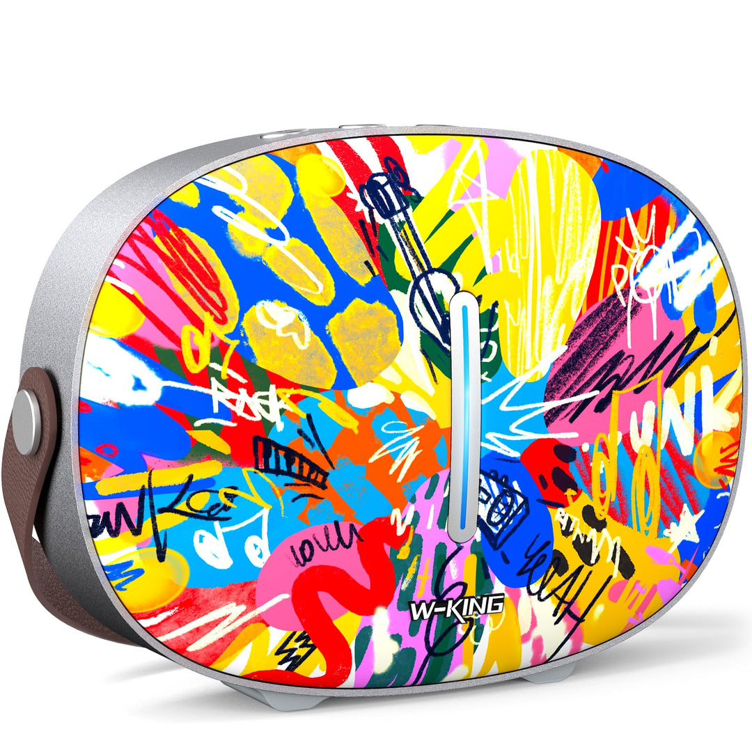W-KING Bluetooth Lautsprecher Musikbox Bluetooth Box Gross, T8II 96W Peak Party Boom Box Lautspreche