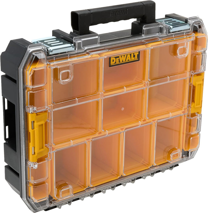 Dewalt TSTAK Organizer DWST82968-1 (spritzwassergeschützt IP54, durchsichtiger, schlagfester Deckel