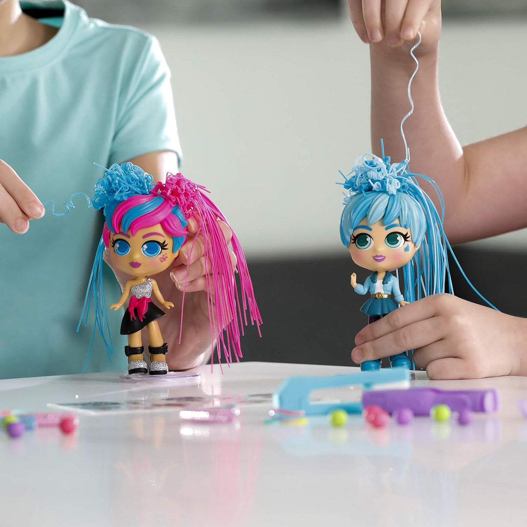 CURLI GIRLS 82098 ROSLI &amp; KODA by Silverlit, Frisierpuppen, Puppen mit magischen Haaren, inklusive A