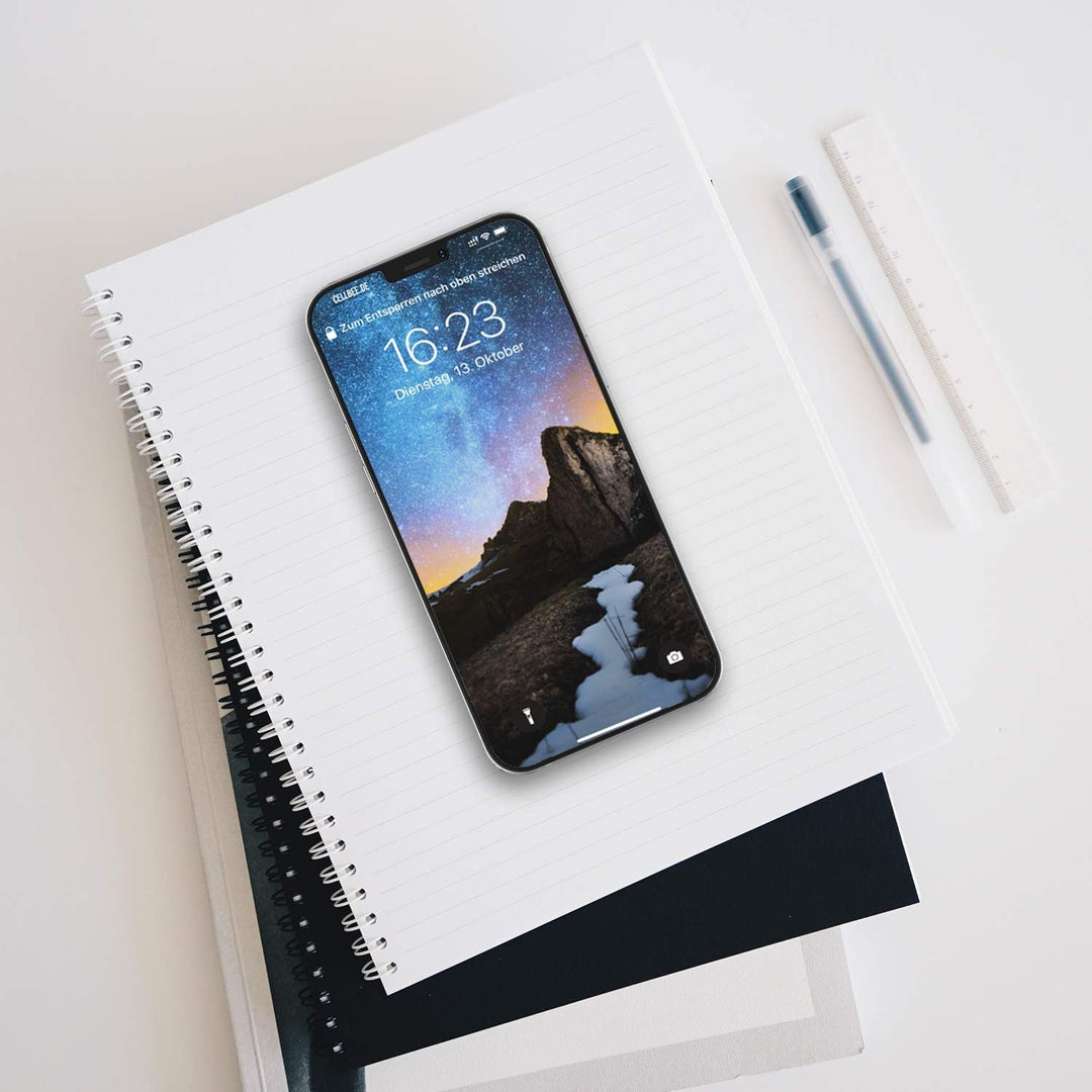 CELLBEE Kompatibel mit iPhone 12 12 Pro Displayschutzfolie The Curved, inkl. Applikator, Hörmuschel-