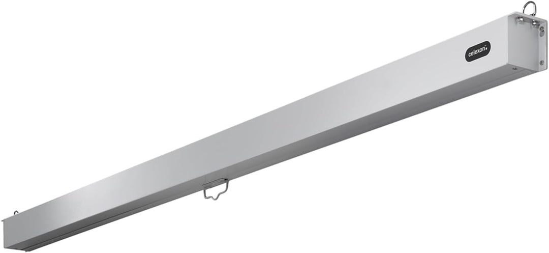 celexon manuell ausziehbare Heimkino- und Business-Rollo-Beamer-Leinwand 4K und Full-HD mit Slow-Ret