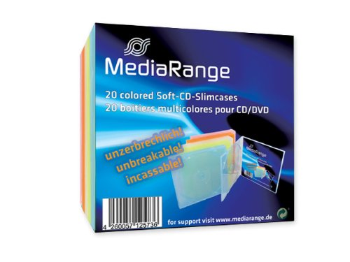 100 (5x 20St) DVD CD Hüllen Soft-Slimcase unzerbrechlich Bruchsicher