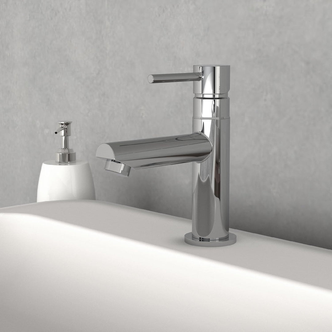 SCHÜTTE Kaltwasserhahn LAURANA 35911, Wasserhahn Bad nur für Kaltwasser, Waschtischarmatur im Gäste-