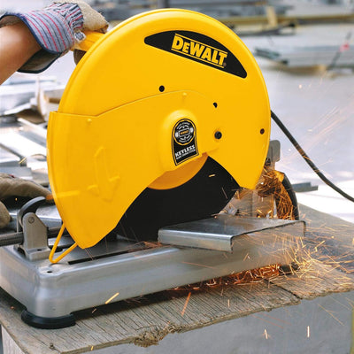 DeWalt Trennschleifer (2,200 Watt, Trennscheiben-ø 355 mm, Leerlaufdrehzahl 4000 U/min, Sanftanlauf,