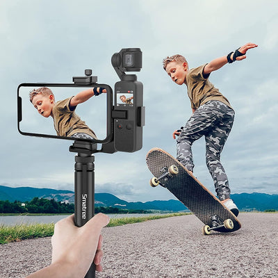 Smatree Telefonhalterung mit Stativ, kompatibel mit DJI OSMO Pocket 2/Pocket1 und iPhone 14/13/12/11