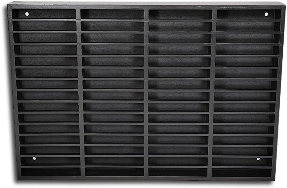 Protected MC Kassetten Holzregal schwarz