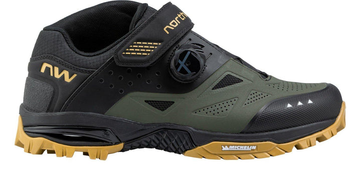 Northwave Enduro Mid 2 MTB Schuhe Trail All Mountain – Mid Cut Fahrradschuhe mit Explorer Sohle und