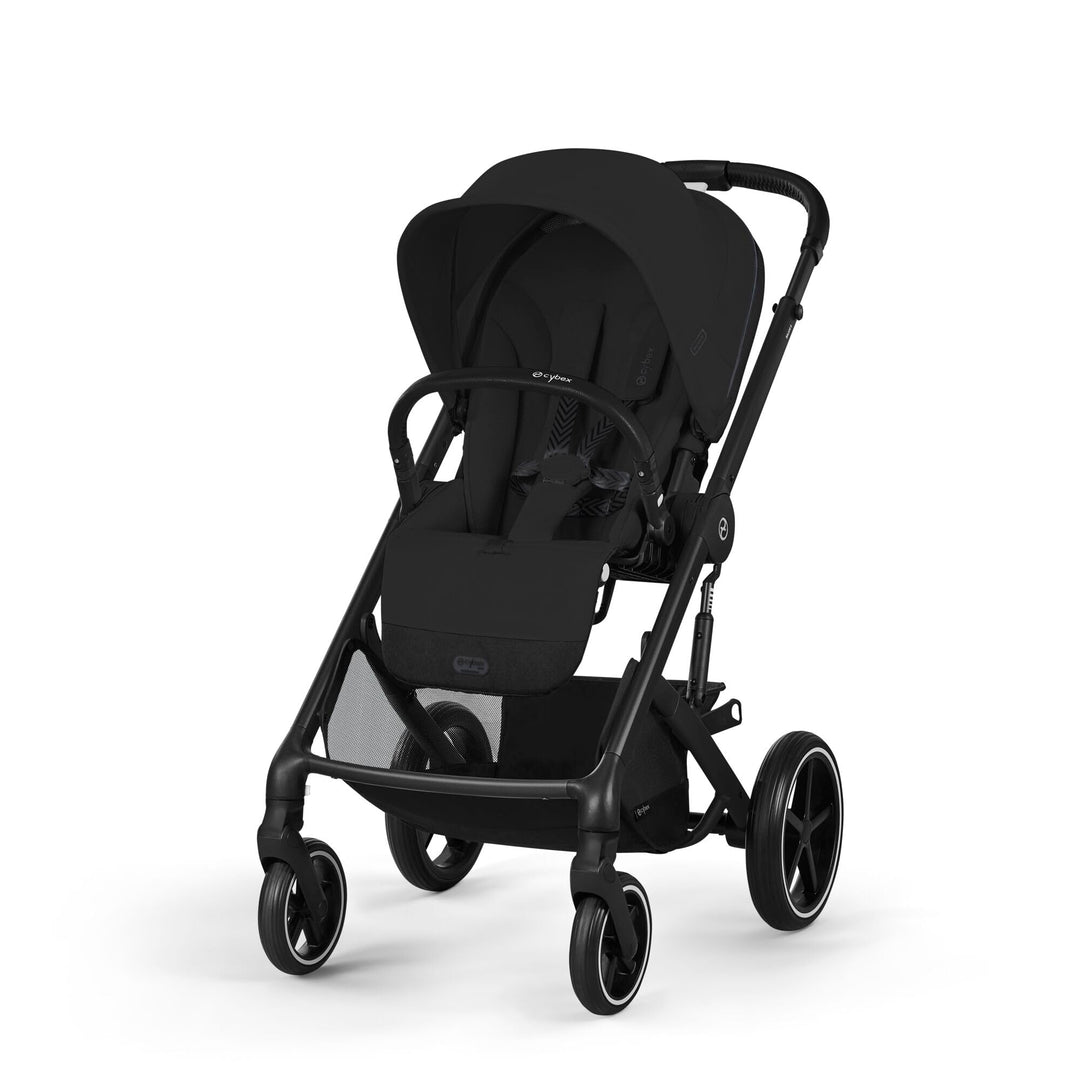 CYBEX Gold Kinderwagen Balios S Lux, Ergonomische Liegeposition, Einhand-Gurtsystem, Ab Geburt bis 2