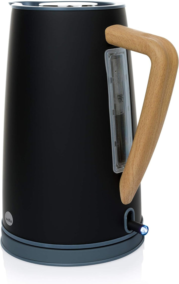 Wilfa SPRING Wasserkocher - mit einem Fassungsvermögen von 1,7 Liter, 2000 Watt, aussenliegende Wass