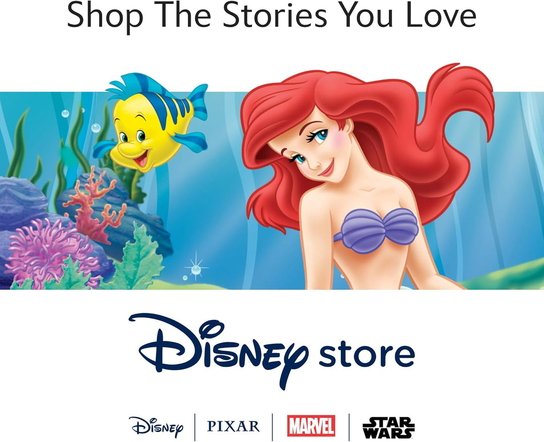 Disney Store Arielle-Kuschelpuppe, Arielle, die Meerjungfrau, 37 cm, Kuschelpuppe für Kinder der Unt