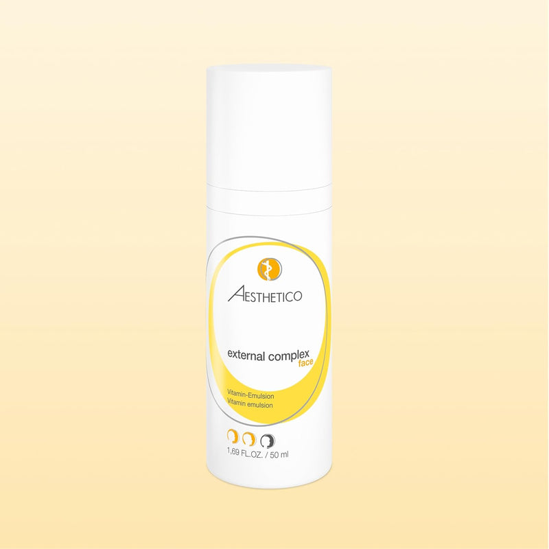 AESTHETICO external complex - Anti-Aging-Emulsion für reife Haut, pflegt mit Vitaminkomplex und biet